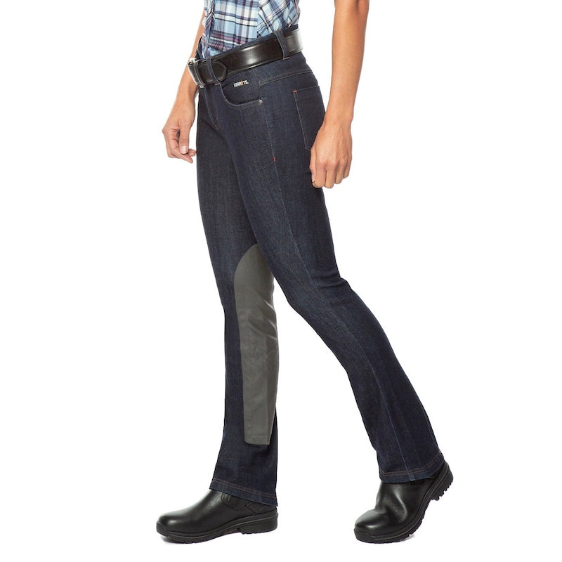 Kerrits Stretch Denim Extended Knee Patch Bootcut Riding Pants