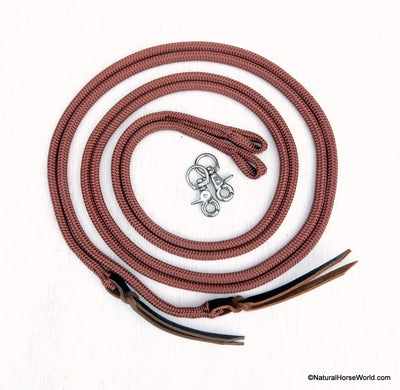 Light Rider Western Split Reins with Stainless Steel Scissor Clips