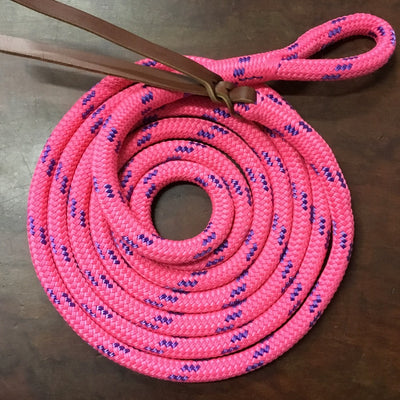 Nungar Knots Lead 12mm x 10FT Clipless - PINK PURPLE