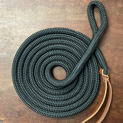 Nungar Knots Lead 12mm x 10FT Clipless - BLACK