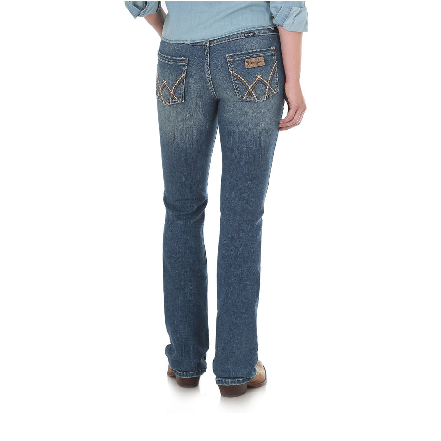 WOMENS RETRO MID RISE B/CUT JEAN - MAE - 34 LEG 09MWZDW34