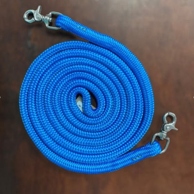 Nungar Knots Round Reins 12mm x 3m with S/S Clips, Continuous
