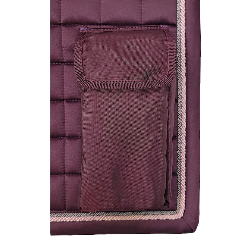 Zilco Saddle Cloth DRESSAGE UTILITY - BURGUNDY