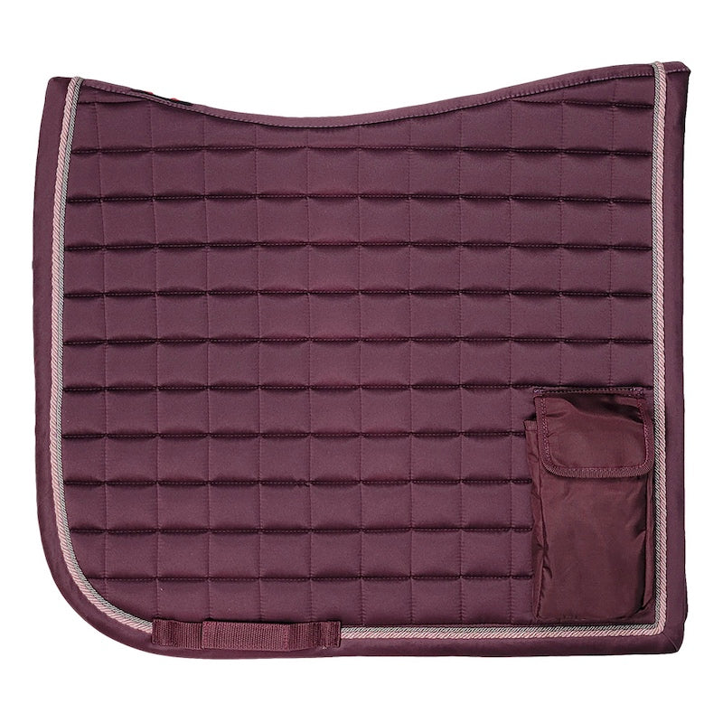 Zilco Saddle Cloth DRESSAGE UTILITY - BURGUNDY