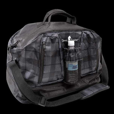 Weekender Duffle Bag - Plaid Black