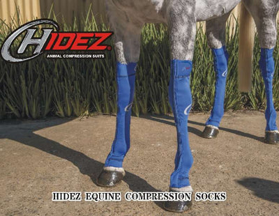 HIDEZ Compression Socks FRONTS - for Horses