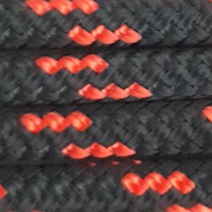 Nungar Knots 6mm Headstall - BLACK RED