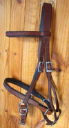 LightRider ENGLISH Bitless Bridle - Regular Leather with S/Steel Fittings