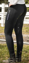 Performa Ride Balmain Pocket Tights - Thigh Pocket Supplex with Sticky Seat and Knees 