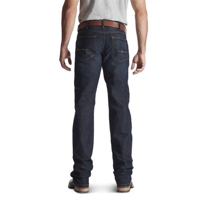 Ariat Mens REBAR M5 Jeans - SLIM STRAIGHT 34inch Leg - BLACKSTONE