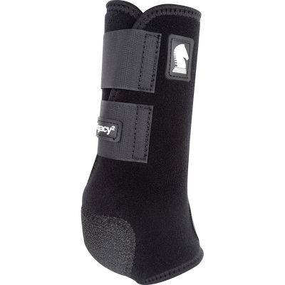 Classic Equine Legacy2 FRONT Protective Boots - BLACK