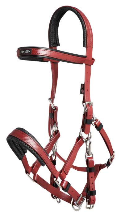 Zilco SS Marathon Bridle - BURGUNDY