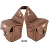 Cashel Saddle Bag Rear Medium - BROWN