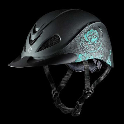 Troxel Helmet Rebel Rose - Turquoise
