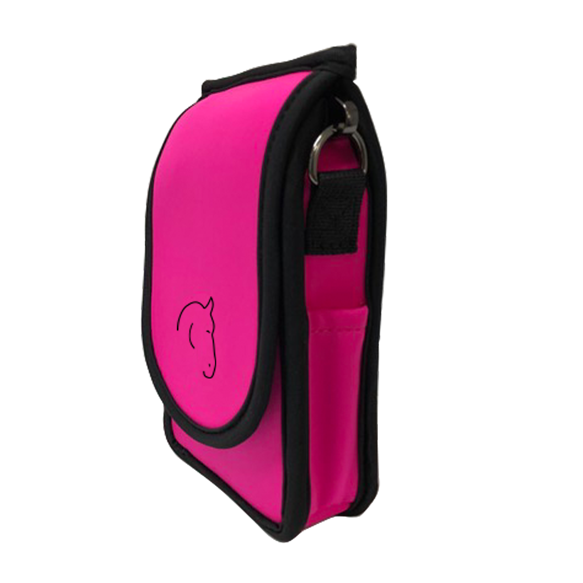 Horse Holster with Leg Strap, Swivel Pocket Strap and Cross-Body Strap - PINK
