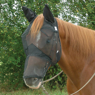 Cashel Quiet Ride Fly Mask LONG w Ears