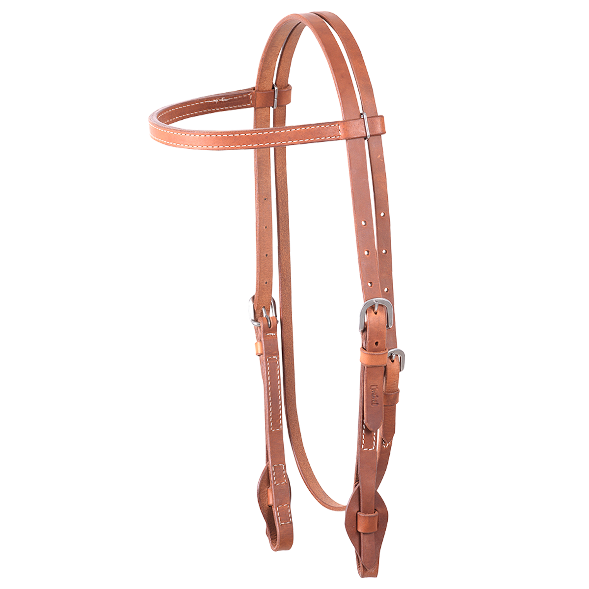 Cashel Headstall - Harness Stiched Browband with Quick Change Ends