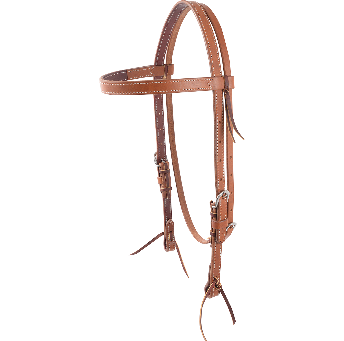 Cashel Headstall - Lined Harness Leather