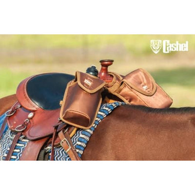 Cashel saddle bag - Lunch bag, bottle holder horn bag