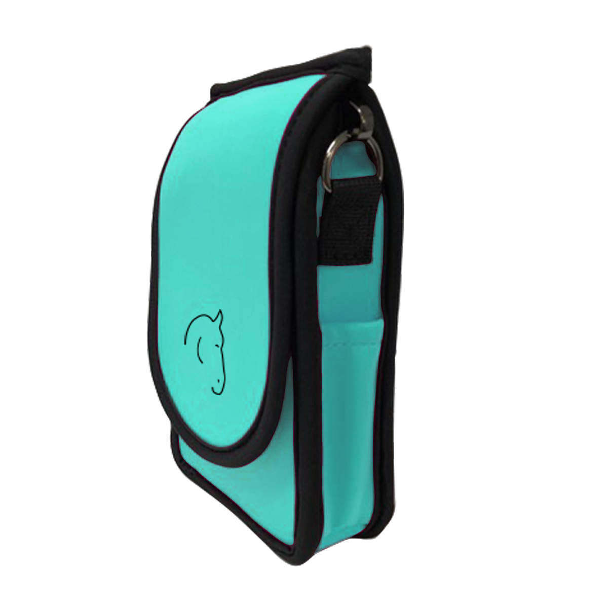 Horse Holster with Leg Strap, Swivel Pocket Strap and Cross-Body Strap - TEAL